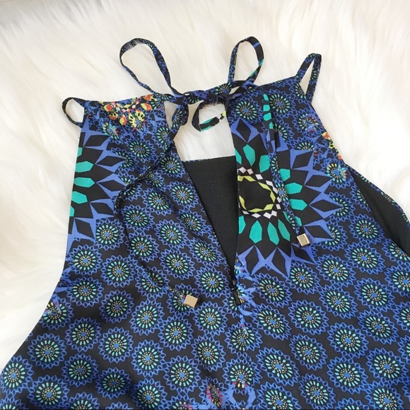Laundry Blue Mandala Halter Dress - Picture 4 of 8